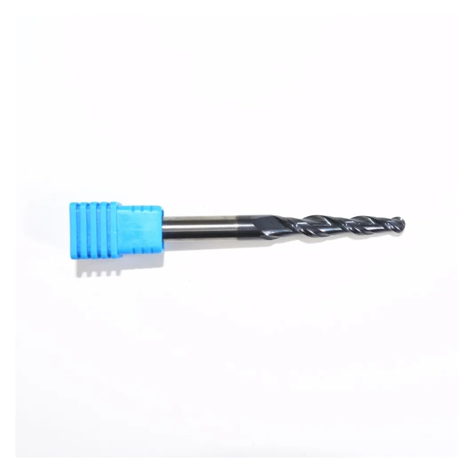 Fresa cónica de punta esférica, Fresa de punta esférica cónica carburo sólido TiALN, 6xR2x30,5x75mm, 2 flautas