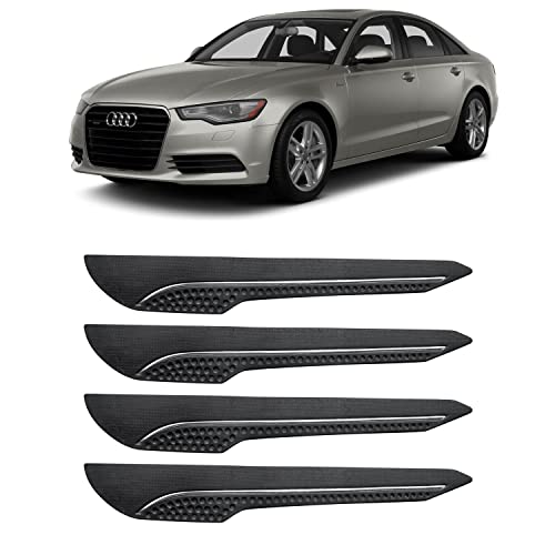 Image of AOSIS-Car Bumper Protector /Bumper Guard for Audi S6 with Single Chrome Stripe (4-Pcs)