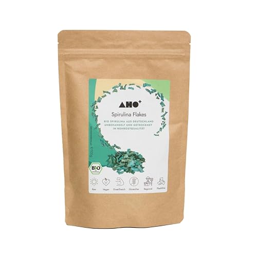 AHO Espirulina Espirulina Espirulina orgánica en Alemania | Espirulina orgánica rica en proteínas de Alemania | Fuente de clorofila en batidos como para ensaladas