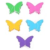 BESPORTBLE 10 Stück Geburtstags Wimpelkette mit Schmetterlingen Papiergirlande Mehrfarbig Partydeko für Kinderzimmer und Geburtstagsfeier