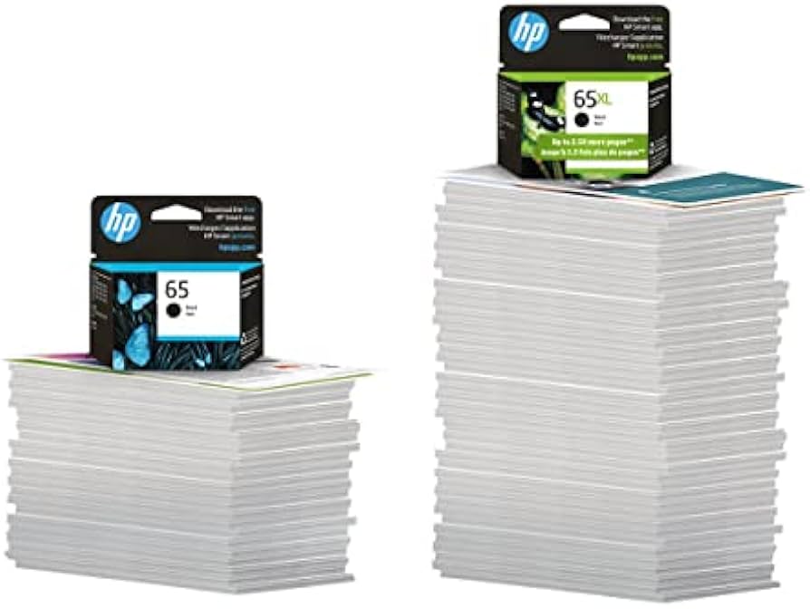 HP純正　使用済インクカートリッジ65個 Amazon.co.jp: HP 65 | インクカートリッジ2個パック | 3色 | 6ZA56AN