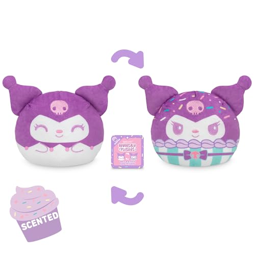 Image of TeeTurtle Reversible Sanrio Kuromi Cupcake 4 Inch Flip Plush