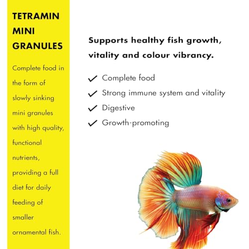Image of Tetra TetraMin Mini Granules Fish Food 45g for Small Tropical Fish