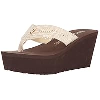 Rocket Dog Women's Diver Comfort Foam Wedge Flip Flop Sandal