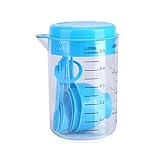 Gran aplicabilidad: La taza de medición tiene una gran aplicabilidad. Se puede utilizar para medir grasa, harina, etc. Fácil de controlar y evitar quemaduras en las manos. Adecuado para restaurantes, cocinas caseras y otras ocasiones.