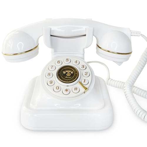 FiayaCom Livre d'or audio de mariage,telephone livre d or audio,enregistrez des messages audio personnalisés,pour préserver vos occasions spéciales(Blanc)
