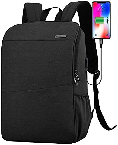 MAXTOP Laptop Backpack for Women Men College Bookbag Business Travel Backpack Water Resistant Computer Backpack with USB Charging Port Fits 15.6 Inch Laptop - Image 4