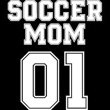 Decal Stickers of Soccer Mom White Set of 2 Luxury Weatherproof Vinyl Decal Stickers for Laptop Desktop Smartphone Car Dirt Bike Wall Room Mason Jar Bathtub Door - BICVER1e84292WHW19Y24
