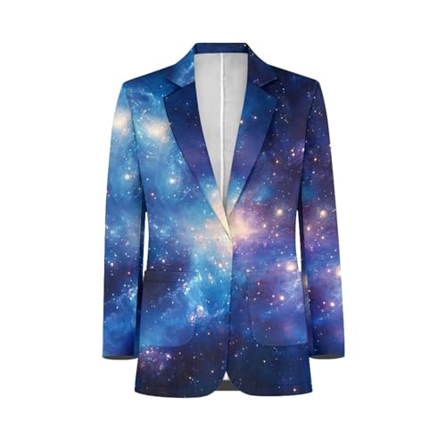 Men's Blazer Sports Coat Lightweight Party Notched Lapel Jackets with Pockets Groomsmen One Button Suits3