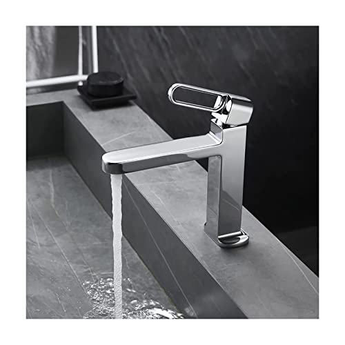 Robinet de salle de bain mitigeur pour bassin de toilette et lavabo monotrou