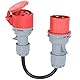 Cee Adapter, 16A Auf 32A Mit Phasenwende, 16A Kupplung Auf 32A Stecker Cee Adapter 5 Polig, Adapter Cee Stecker Kupplung 230V Mit 50 Cm Kabellänge & Ip44 Schutz, Für Elektrofahrzeuge, Ev Ladegerät