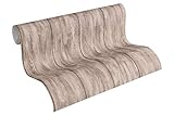 Livingwalls Vliestapete Neue Bude 2.0 Tapete in Holz Optik 10,05 m x 0,53 m beige braun grau Made in Germany 361524 36152-4