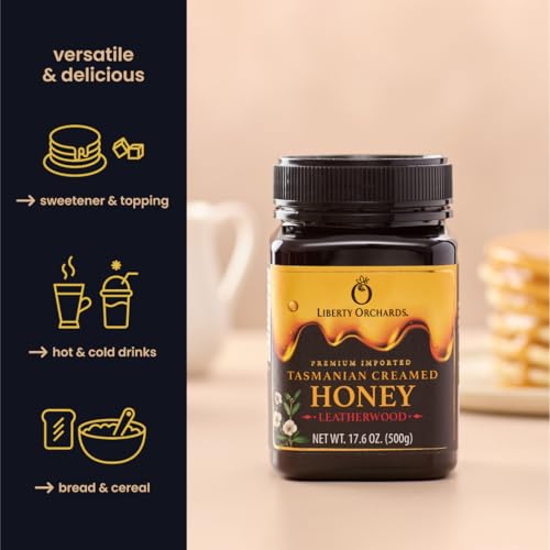 Liberty Orchards Premium Tasmanian Leatherwood Miel Cremosa 500g miniatura 5