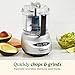 Cuisinart Mini-Prep Plus Food Processor, 24-Ounce Mini Food Processor to Chop Herbs, Vegetables, and Hard Cheese, 24-Ounce Work Bowl, Reversible Stainless Steel Blade, DLC-2ABC, Brushed Chrome/Nickel