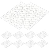 JRYXDS 400 Stück Klebepunkte Doppelseitig Extra Stark Klebepads Transparente 13 x 8 mm für Aufkleben Fotos Postern Puppen Luftballons