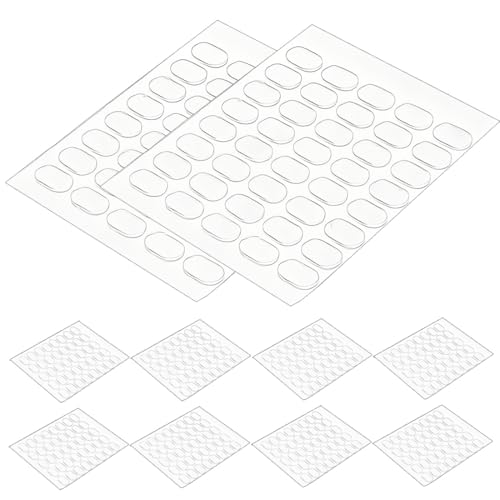 JRYXDS 400 Stück Klebepunkte Doppelseitig Extra Stark Klebepads Transparente 13 x 8 mm für Aufkleben Fotos Postern Puppen Luftballons