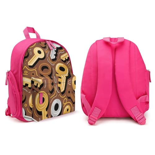 Mysterious Key Mini Backpack Light Weight Small Travel Backpack Shopping Travel Daypack4