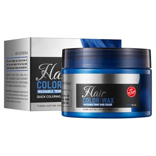 Cera de Color para Cabello Desechable Azul Talla Única miniatura 1