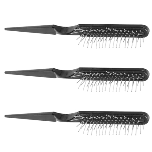 HAPINARY 3pezzi Spazzola Per Capelli Da Donna Pettine Coda Di Topo Spazzola Per Cotonare in Pettine Districante Per Cura Dei Capelli Delle Parrucche Per Sezionare e Colorare i