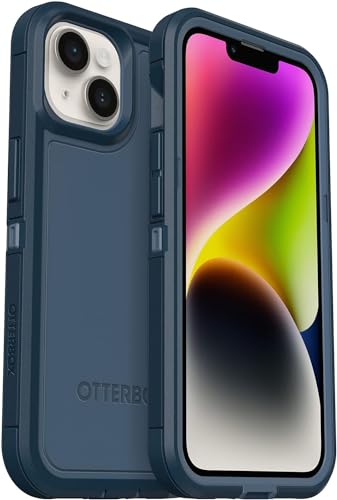 Coque iPhone 14 et 13 OtterBox Defender XT bleu océan compatible avec MagSafe robuste