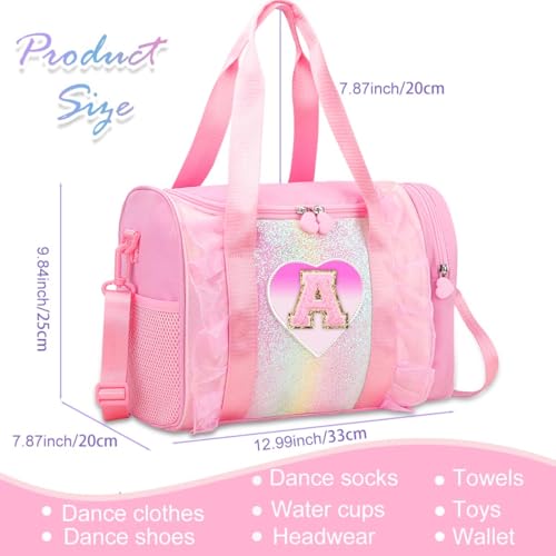 Personalized Initial Dance Duffle Bag