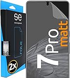 s.e 2x Pixel 7 Pro Panzer Schutz Folie Entspiegelt mit Installationshilfe, kompatibel mit Pixel 7 Pro Schutzfolie Matt, Anti- Kratzer, Bläschenfrei