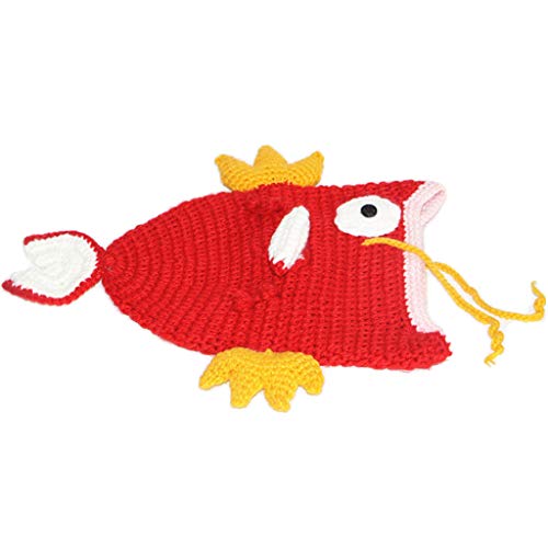 Chapeau d'hélice élastique en tricot fait main pour cosplay rigolo