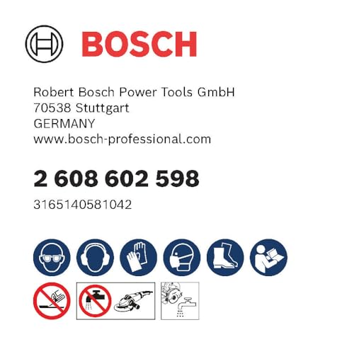 Bosch Professional 1x Diamond Cutting Disc Standard for Stone (for Concrete, Stone, Granite, Ø 125 x 22,23 x 1,6 x 10 mm, Accessories for Angle Grinders) 9 Bosch Professional 1x Diamond Cutting Disc Standard for Stone (for Concrete, Stone, Granite, Ø 125 x 22,23 x 1,6 x 10 mm, Accessories for Angle Grinders) - Image 9