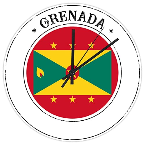 Horloge murale pour salon Grenade en bois rustique déco cuisine et école