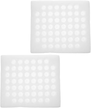 Angoily 2pcs Quail Egg Cartons Box Foam Egg Tray Shipping Foam Thickened Holder for Home Kitchen