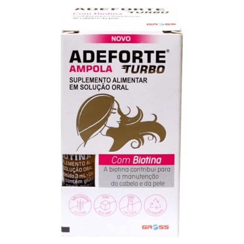 Adeforte Turbo Biotina Liquida Para Cabelos Fortes