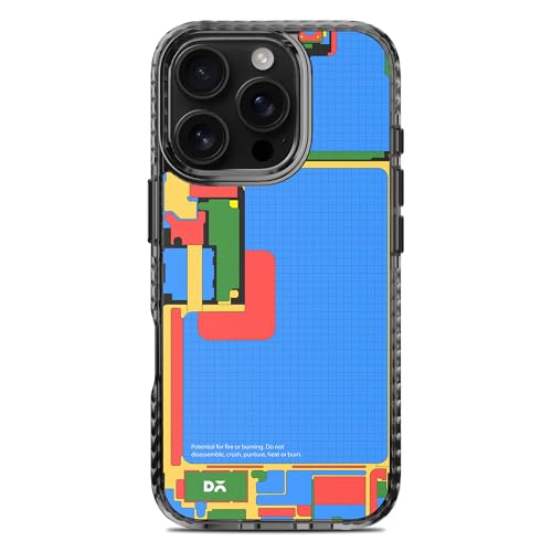 Image of DailyObjects Case for iPhone 16 Pro Compatible with Mag-Safe Wireless Charging, Stride 2.0 Ai-Phone Slim Shockproof Back Cover with Inner Magnetic Ring