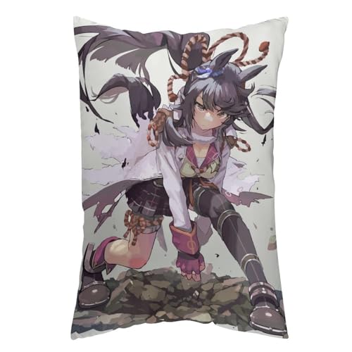 枕カバー ナリタブライアン ピローケース 60cm*40cm まくらカバー 寝具カバー ファスナー式 抱き枕 クッション 吸汗速乾 静電気対策強化 ソファクッションカバー 快適 肌に優しい 軽量 柔らかい ホテル品質 四節通用 家庭用 アニメ キャラクター