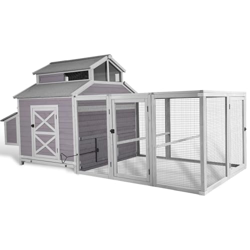 GUTINNEEN Large Wooden Chicken Coop