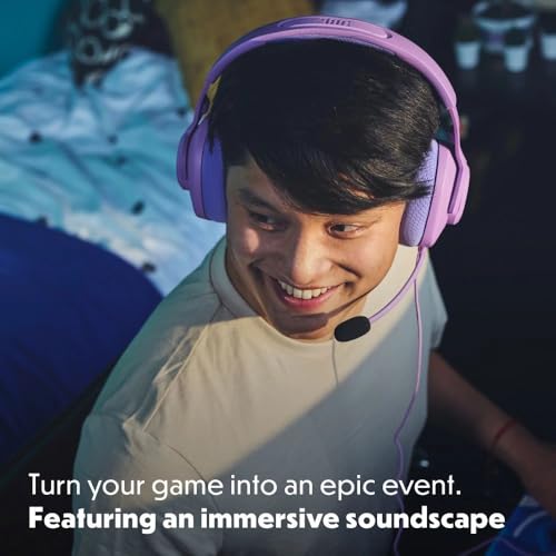 Quantum 100M2 Cuffie Gaming Over Ear con Filo,  QuantumSOUND Signature e Jack per Cuffie da 3,5 mm, Compatibilità Multi-Platform, Microfono Rimovibile, Opzione Mute, Ciano - Cuffia gaming - Immagine 5