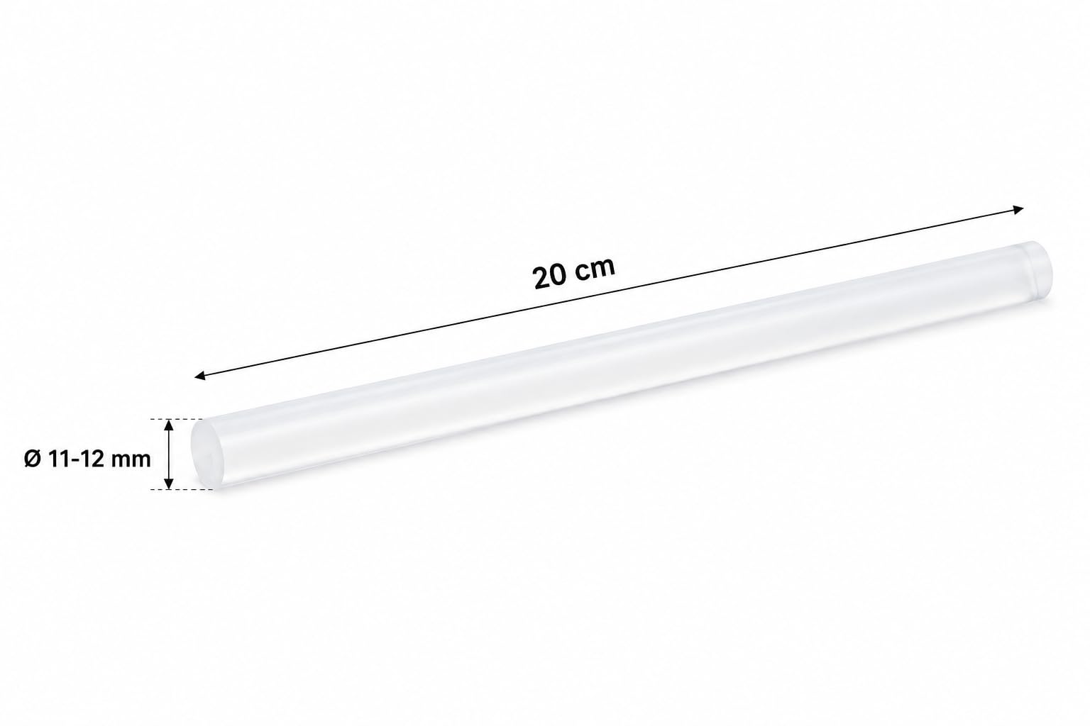 Colla a Caldo Stick Trasparente 5 Kg 11mm per Pistola Termocollante – Bastoncini Professionali per Bricolage, Presepi, Fioristi e Decorazioni