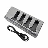 4 Slot/Bay Charger for Trimble G.P.S S8 S6 R10 Battery Total Station Four Ports