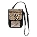 Produktbild XiangHeFu Leather Coin Case Card Holder Wallet Purse Phone Bag Large Capacity Mystrious Africa Pattern