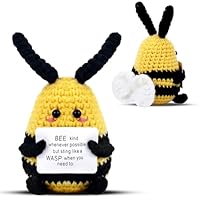 Canard Positif à Longues Pattes Avec Ailes, Support émotionnel Pour Poupée - Mini Animal Mignon Au Crochet