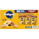 Pedigree Choice Cuts in Gravy Adult Wet Dog Food 30-Count Beef Flavor Variety Pack, 3.5 oz. Pouches