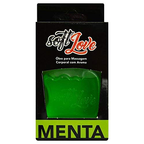GEL OLEO COMÉSTIVEL PARA MASSAGEM 30ML MENTA - SOFT LOVE