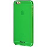 Amzer Slim Pudding Soft Gel TPU Skin Fit Case Cover for iPhone 6 Plus, iPhone 6s Plus - Retail Packaging - Green