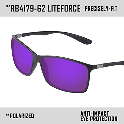 Image of Polarized Replacement Lenses for Ray-Ban Liteforce RB4179 62mm Sunglass