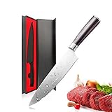 NAMEE Cuchillos Cocina, Cuchillos Profesionales de Cocinero 20cm, Acero Inoxidable Cuchillos de Cocina, con Mango Ergonómico para Cocina y Restaurante