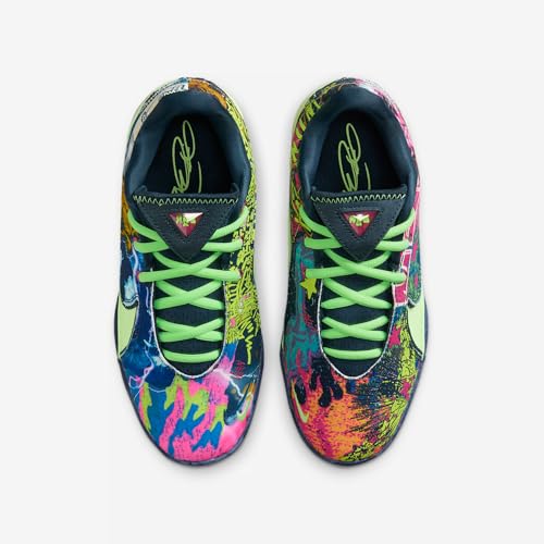 Lebron XXII Big Kids' Basketball Shoes (IB9255-400, Blustery/Ghost Green/Diffused Blue/Fireberry)4