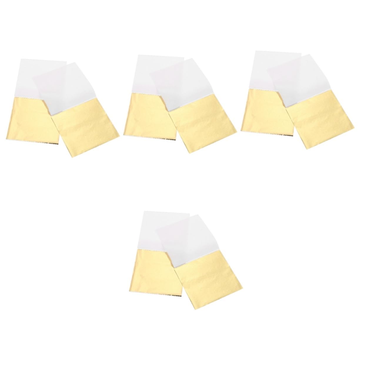 NUOBESTY 4 Sätze Nachahmung Von Goldfolienpapier Blattgold Für Kuchen Vergoldungskleber Rolf Zuckowski Weihnachten Dekoration Weihnachten Goldfolie Selber Machen Goldflocken 200 Blatt*4