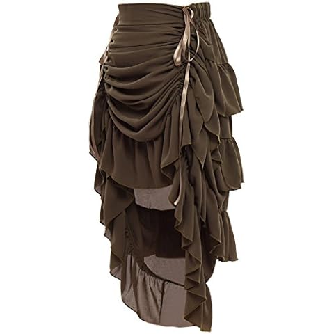 Victorian Steampunk Ruffle Skirt for Costumes Cover