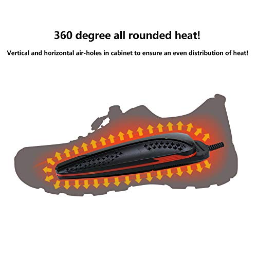 LHIABNN Electric Shoe Dryer + Timer, Stretchable Shoes Drying Device,Boot Dryer/Glove Dryer/Shoes Warmer, Footwear Heater (110V)