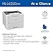 Brother Professional Laser Printer with High-Speed 50 ppm Output, Advanced Security Features, and Wireless Networking for Business, Monochrome Printing with Duplex Capability (HL-6210DW)