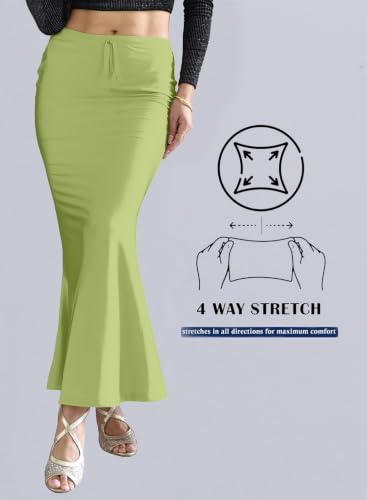 Image of Saree Shapewear Petticoat for Women, Stretchable Saree Shaper